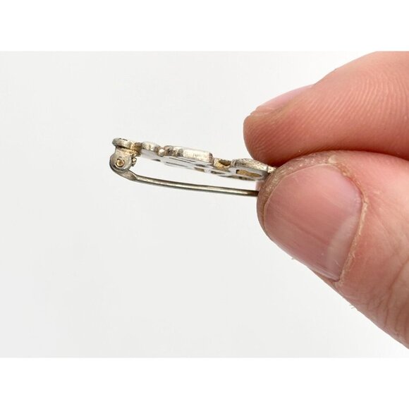 U.S. Navy Chief Petty Officer Sterling Silver "USN" CPO Anchor WWII Cap Badge - Picture 7 of 9